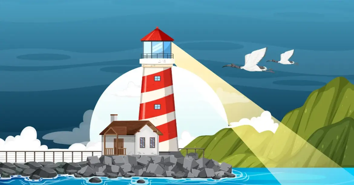 o pequeno farol e a tempestade de esperança