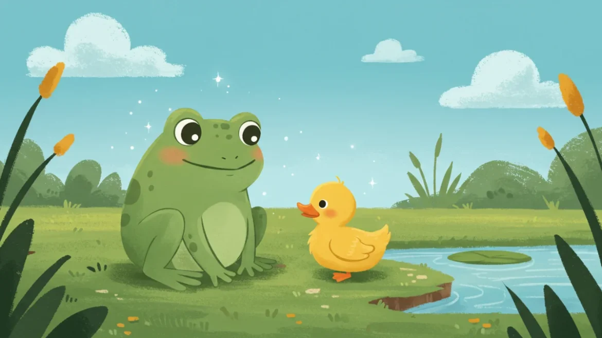 história infantil curta: o sapo generoso e o lago encantado
