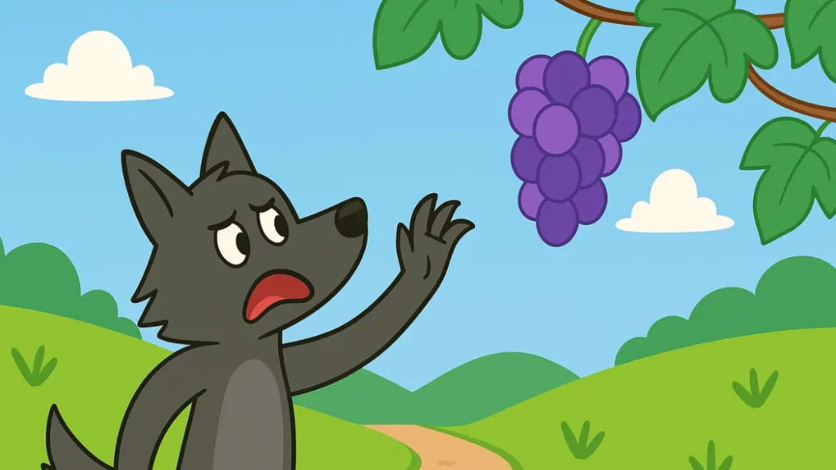 a raposa e as uvas