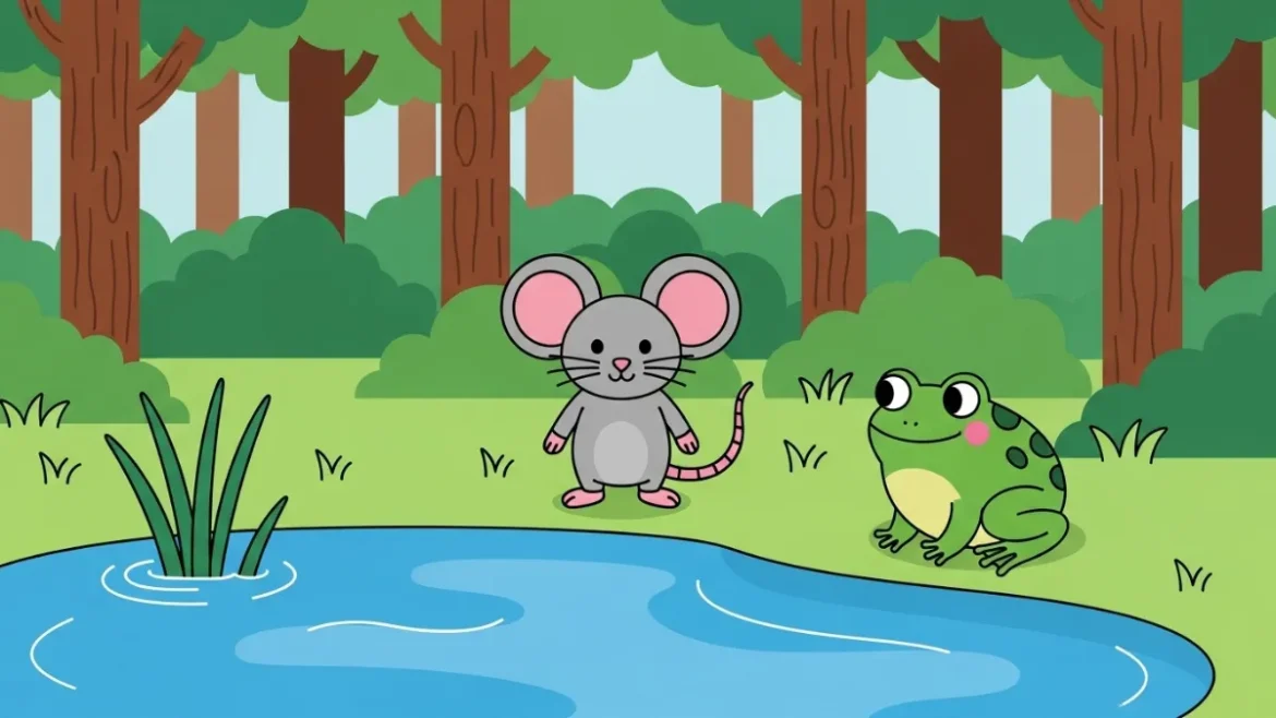 fábula curta infantil o rato e a rã