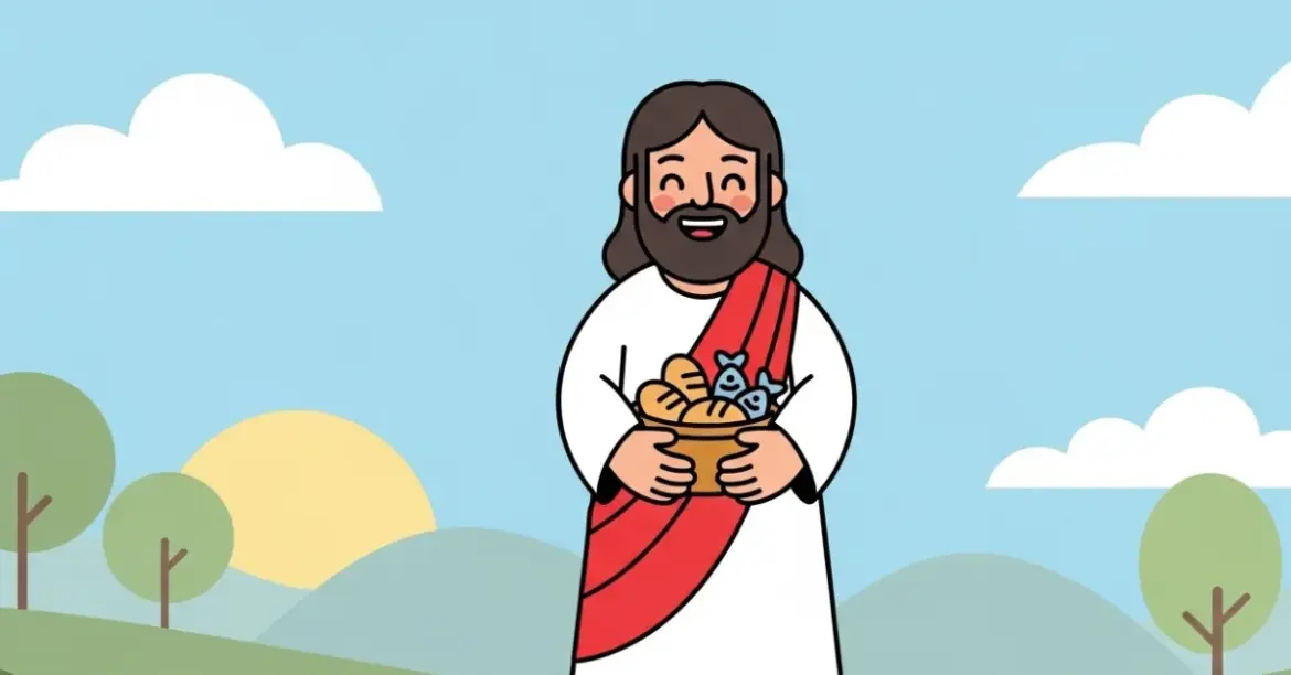 a multiplicação dos pães e peixes